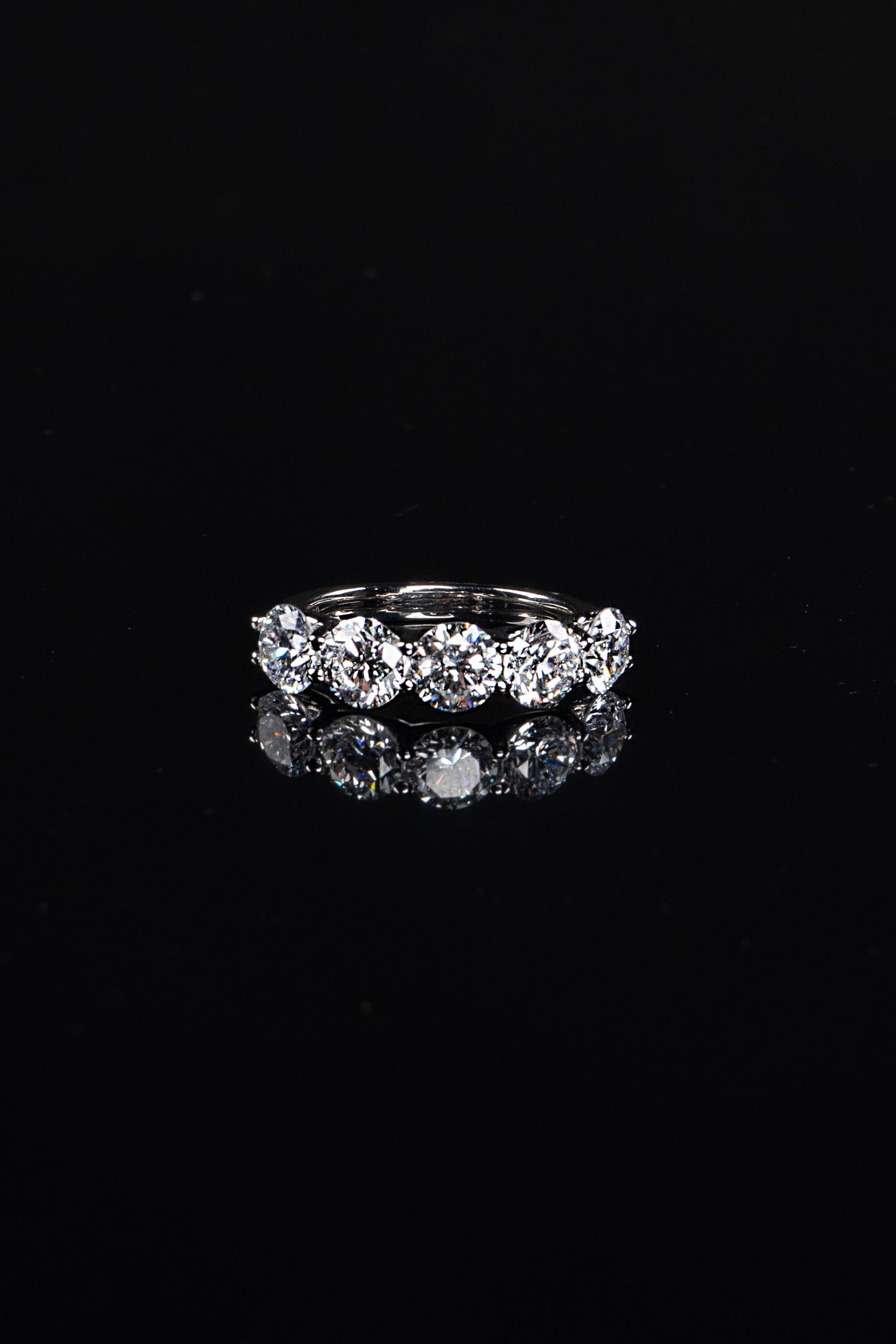 14K White Gold Lab Grown Diamond Ring