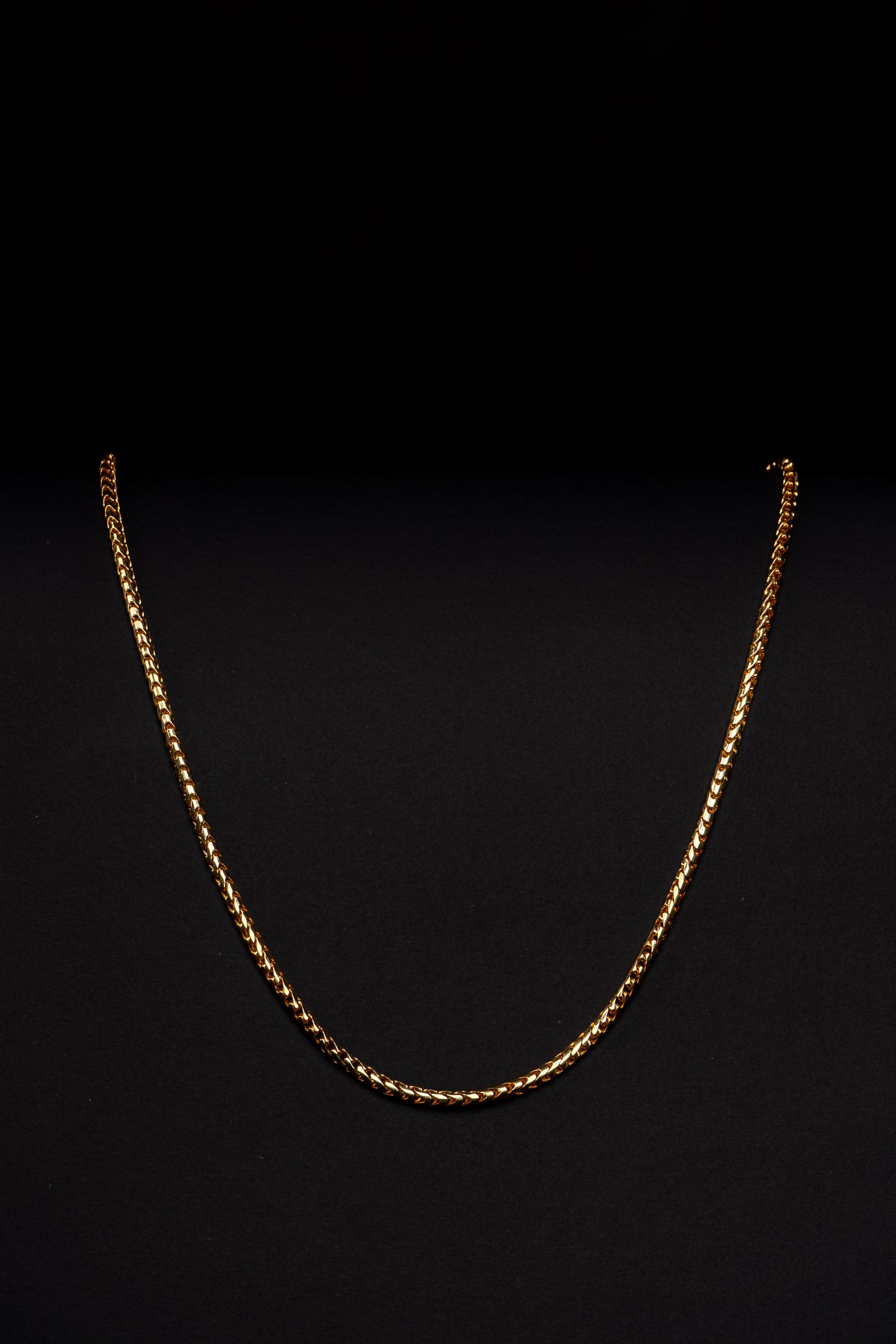 18k Yellow Gold Franco Necklace