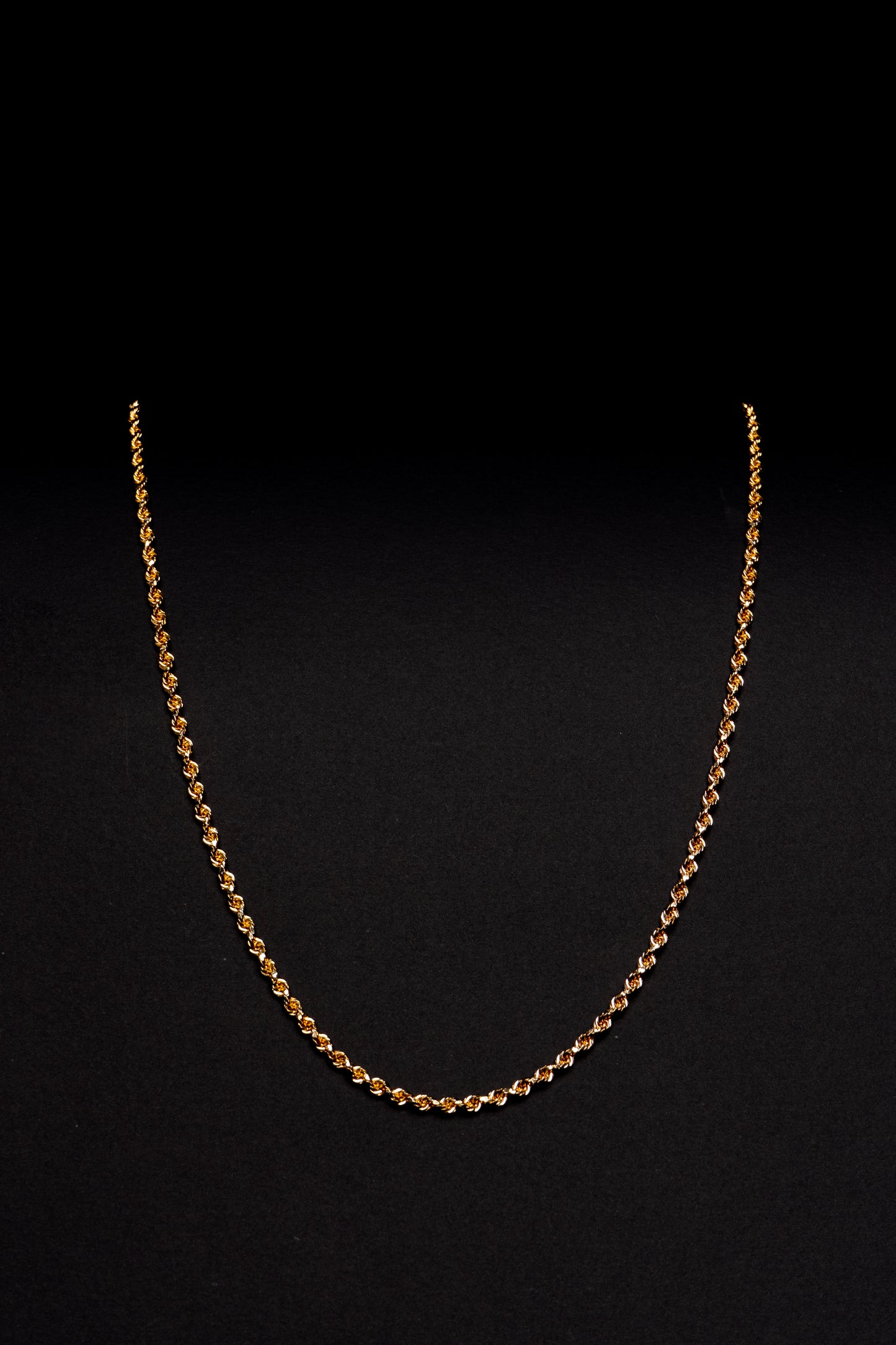 18k Yellow Gold Rope Necklace