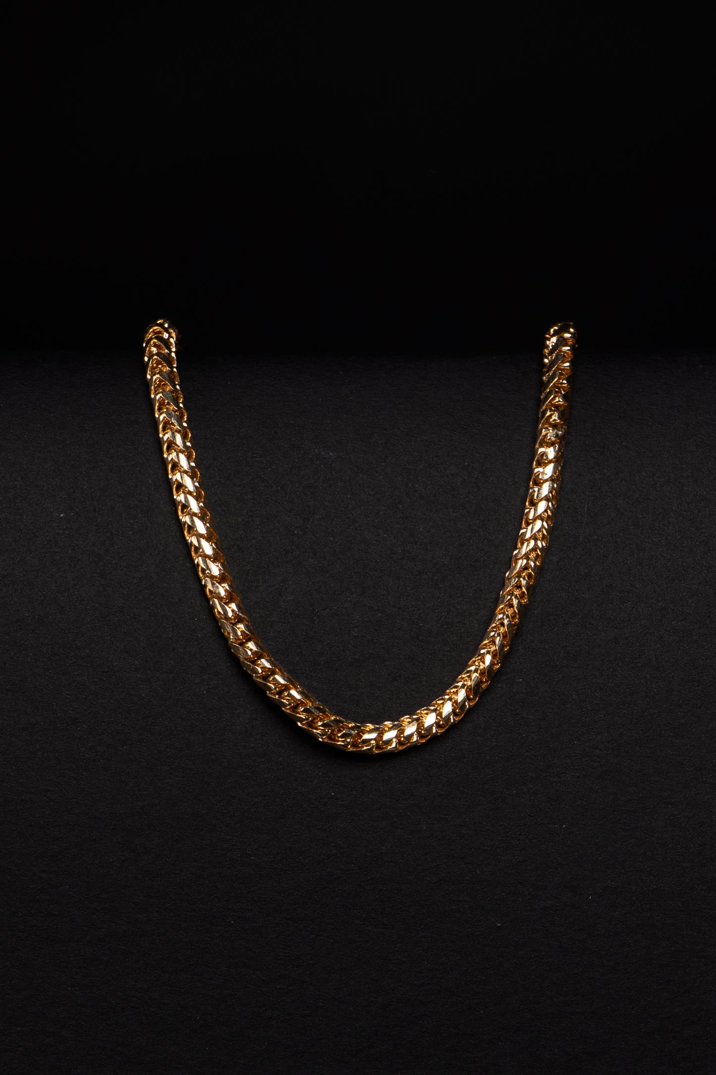 18k Yellow Gold Franco Bracelet