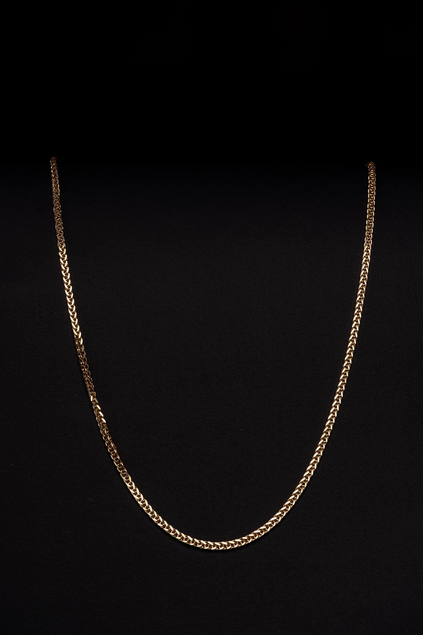 18k Yellow Gold Wheat Necklace