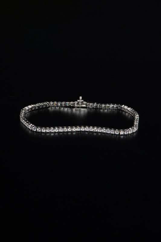 14k White Gold Lab Grown Diamond Tennis Bracelet