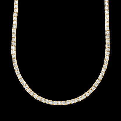 14K White Gold Lab Grown Diamond Tennis Necklace