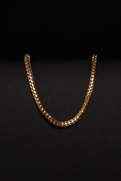 18k Yellow Gold Franco Bracelet
