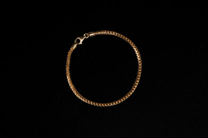 18k Yellow Gold Franco Bracelet