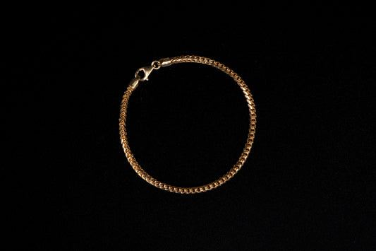 18k Yellow Gold Franco Bracelet